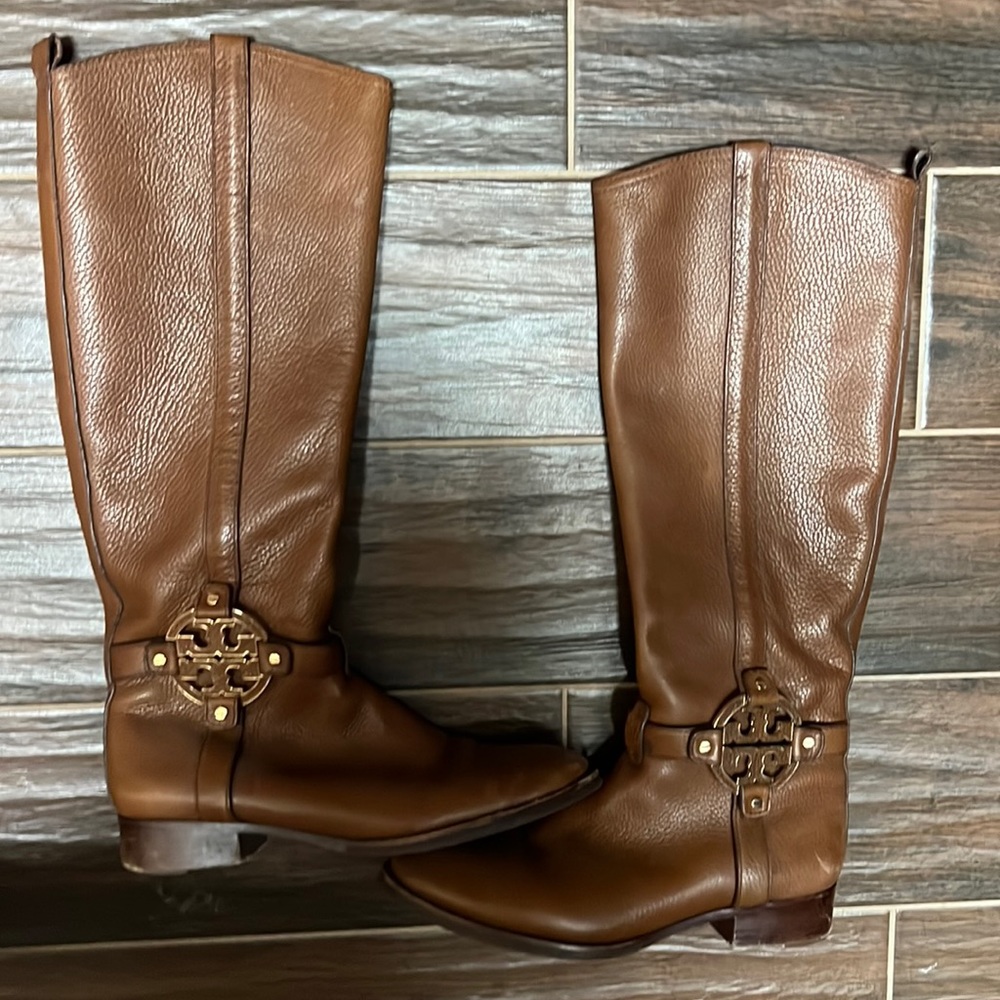 Tory Burch Amanda Riding Boots Size 8.5